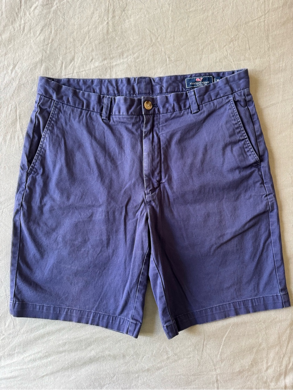 Vineyard Vines Men’s Blue Flat Front Chino Shorts